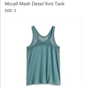 Chaser McCall Mesh Detail Knit Tank. Size Small